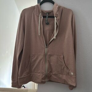 vuori halo performance zip up hoodie